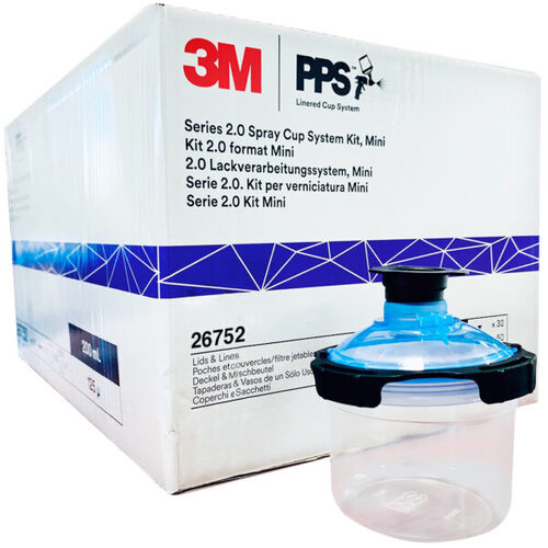 3M PPS 2.0 Lid and Liner Kits 125My - Spray cup systems